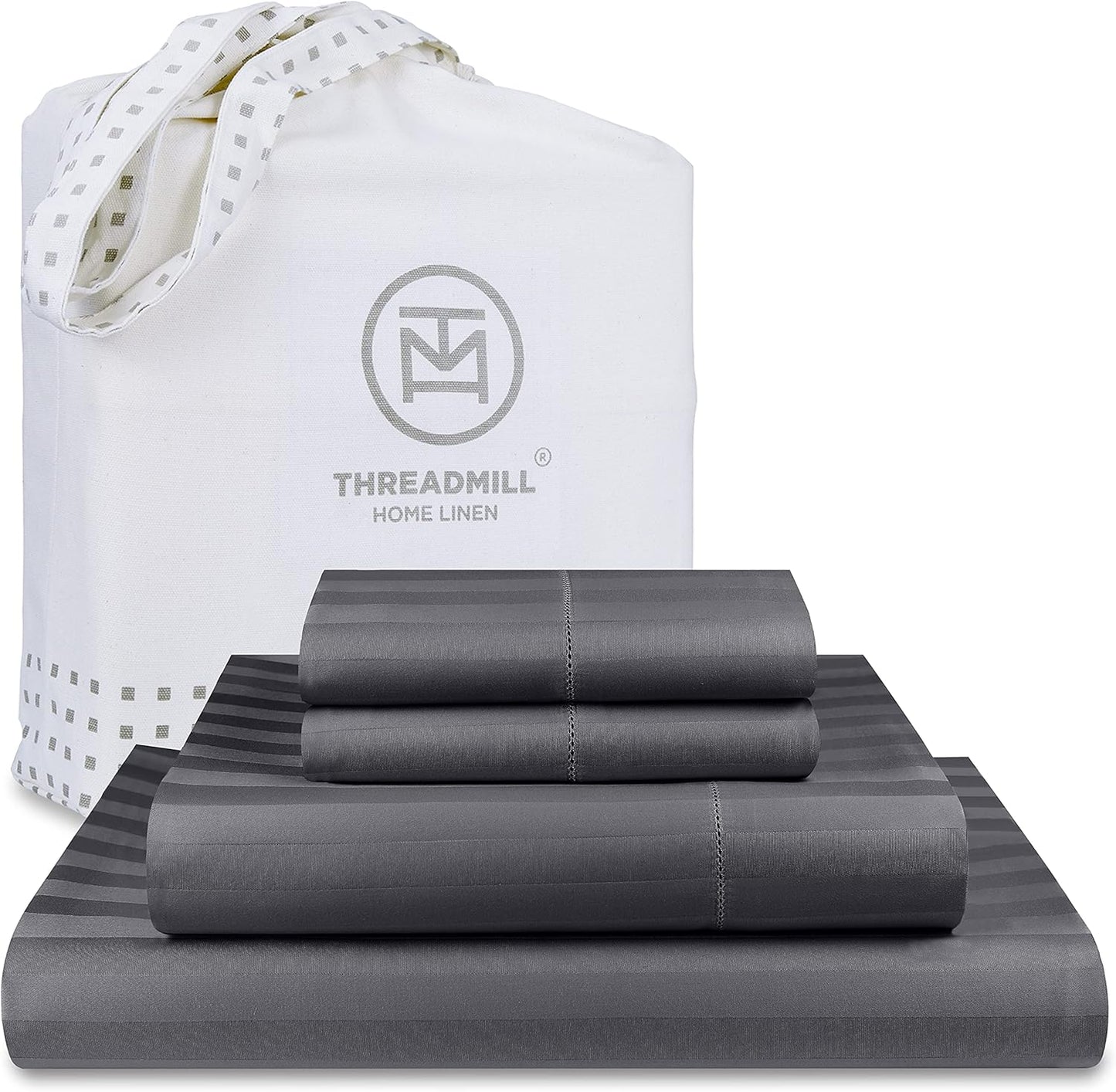 Threadmill 500 Thread Count Queen Size Luxury Cotton Sheet Set