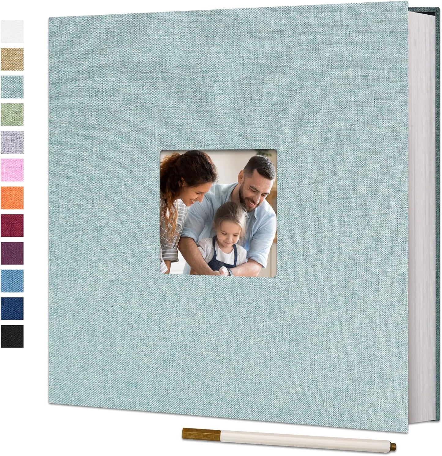 Vienrose Large Photo Album Self Adhesive for 4x6 8x10 10x12 Photos