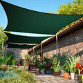 ShadeMart 12 ft x 22 ft Green Rectangle Shade Sail - Cooler Patio