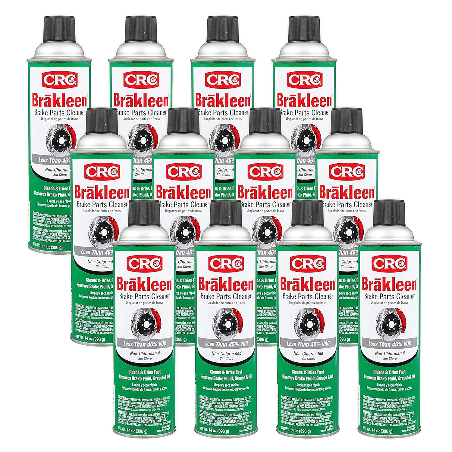 CRC 5088-12PK Non-Chlorinated Brakleen Brake Cleaner Review