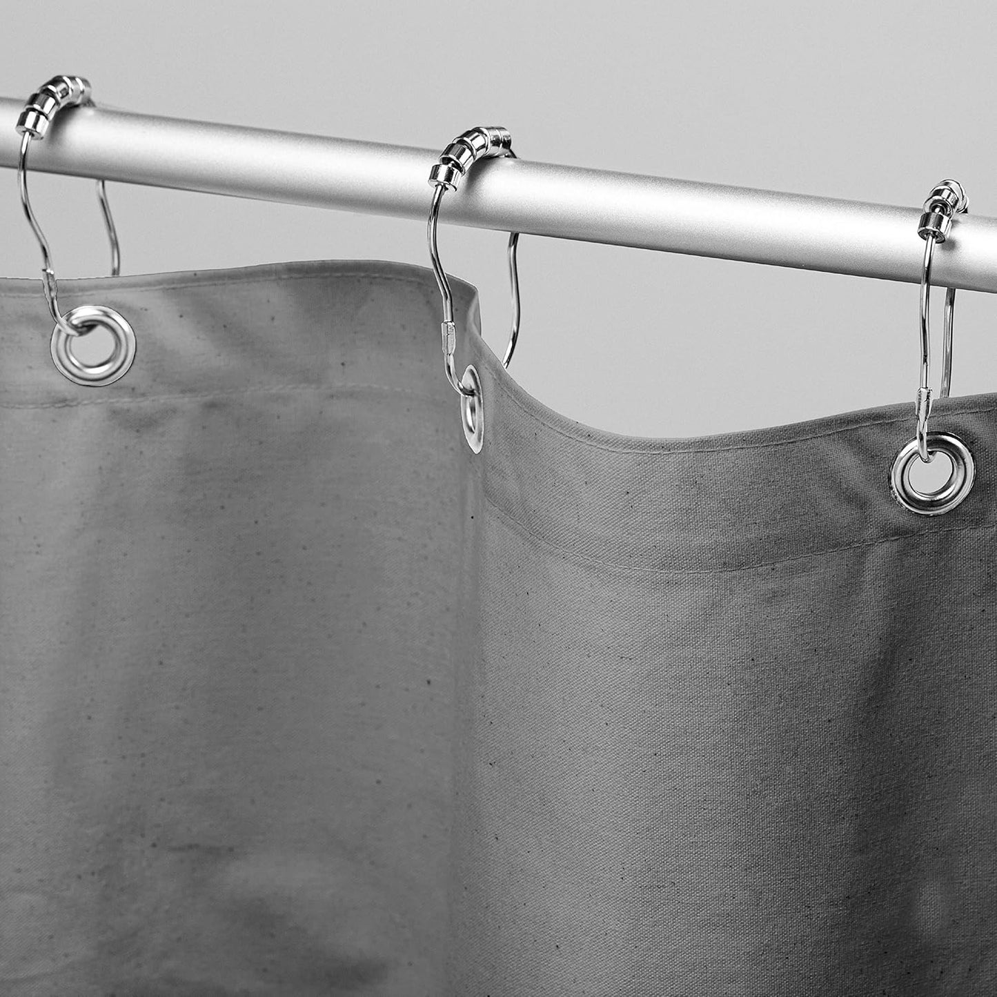 Organic Cotton Shower Curtain | All-Natural Materials | Versatile Size