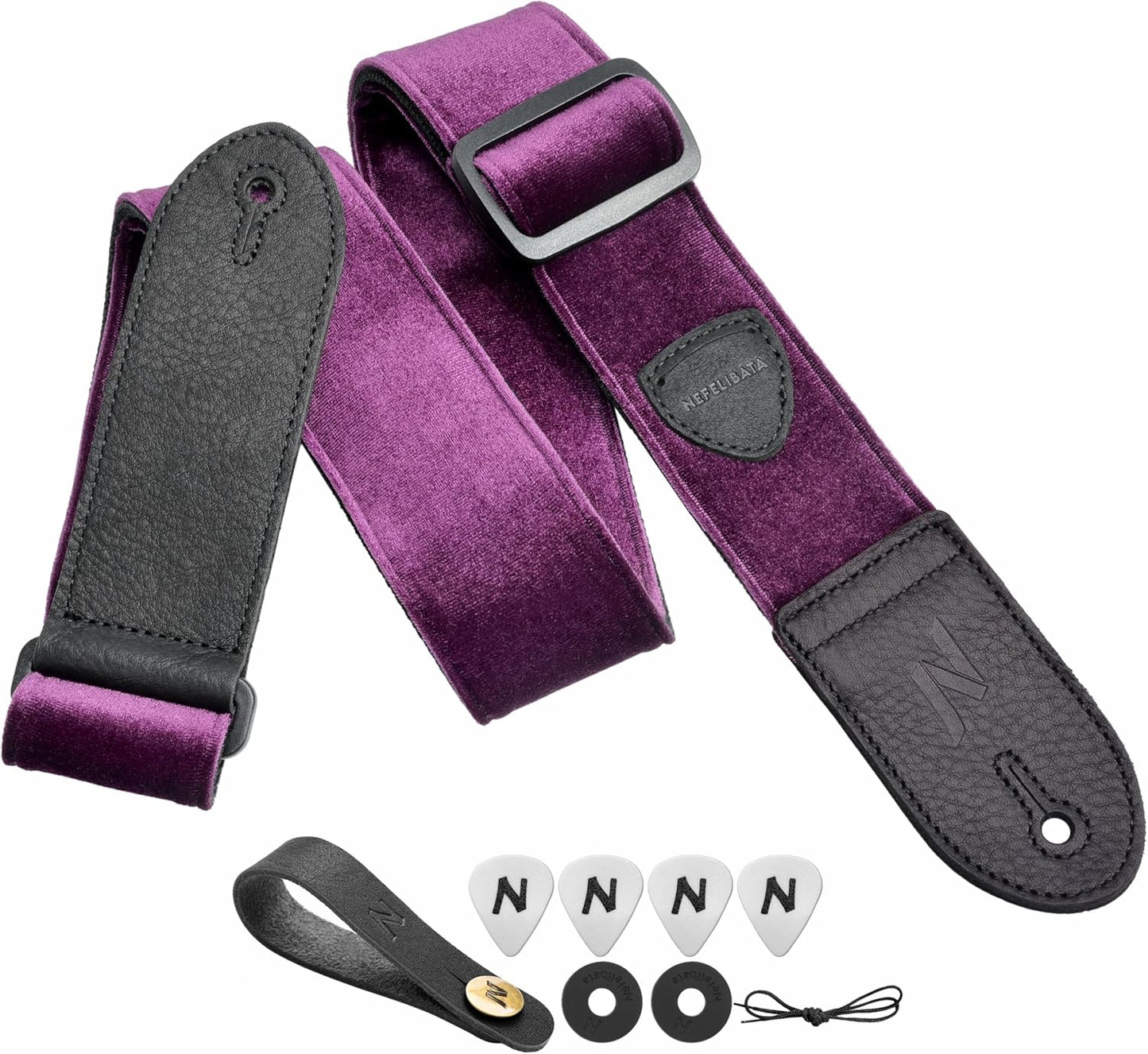 Nefelibata Guitar Strap | Premium Leather & Bonus Gifts