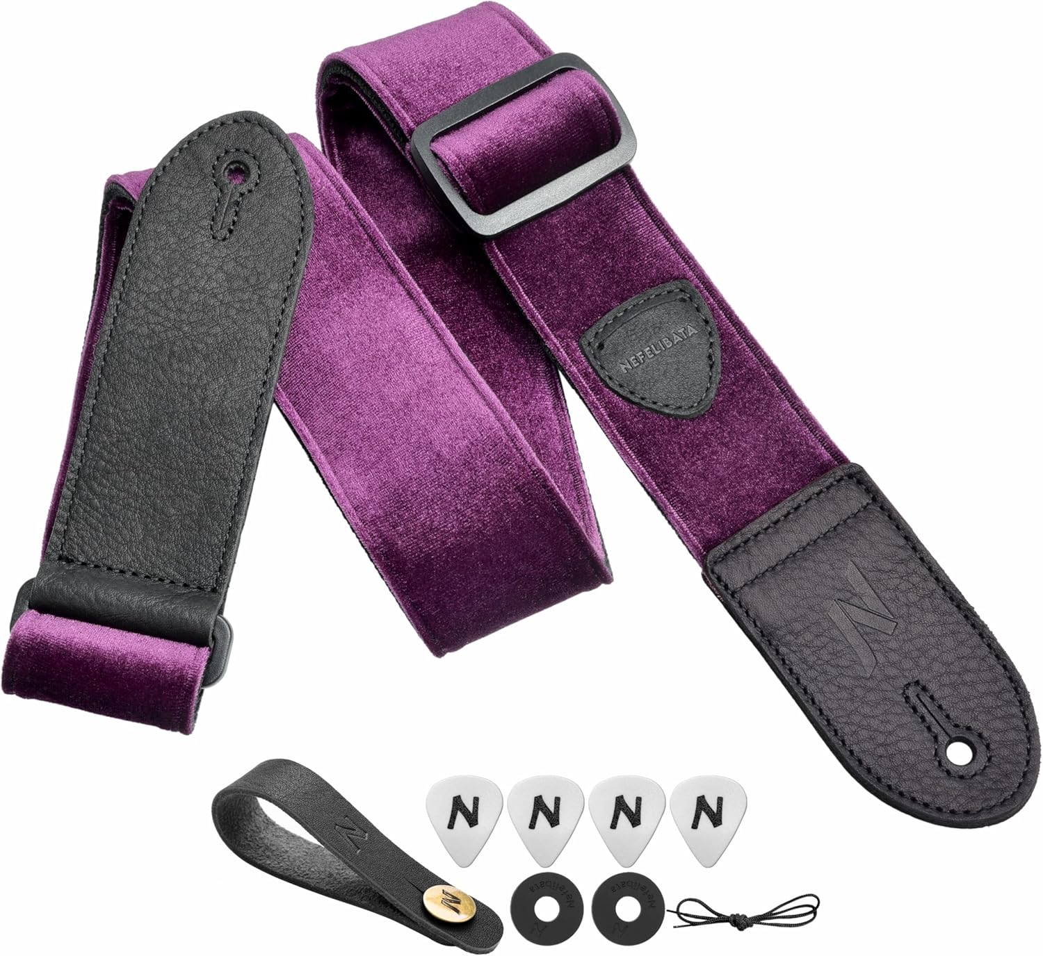 Nefelibata Guitar Strap | Premium Leather & Bonus Gifts