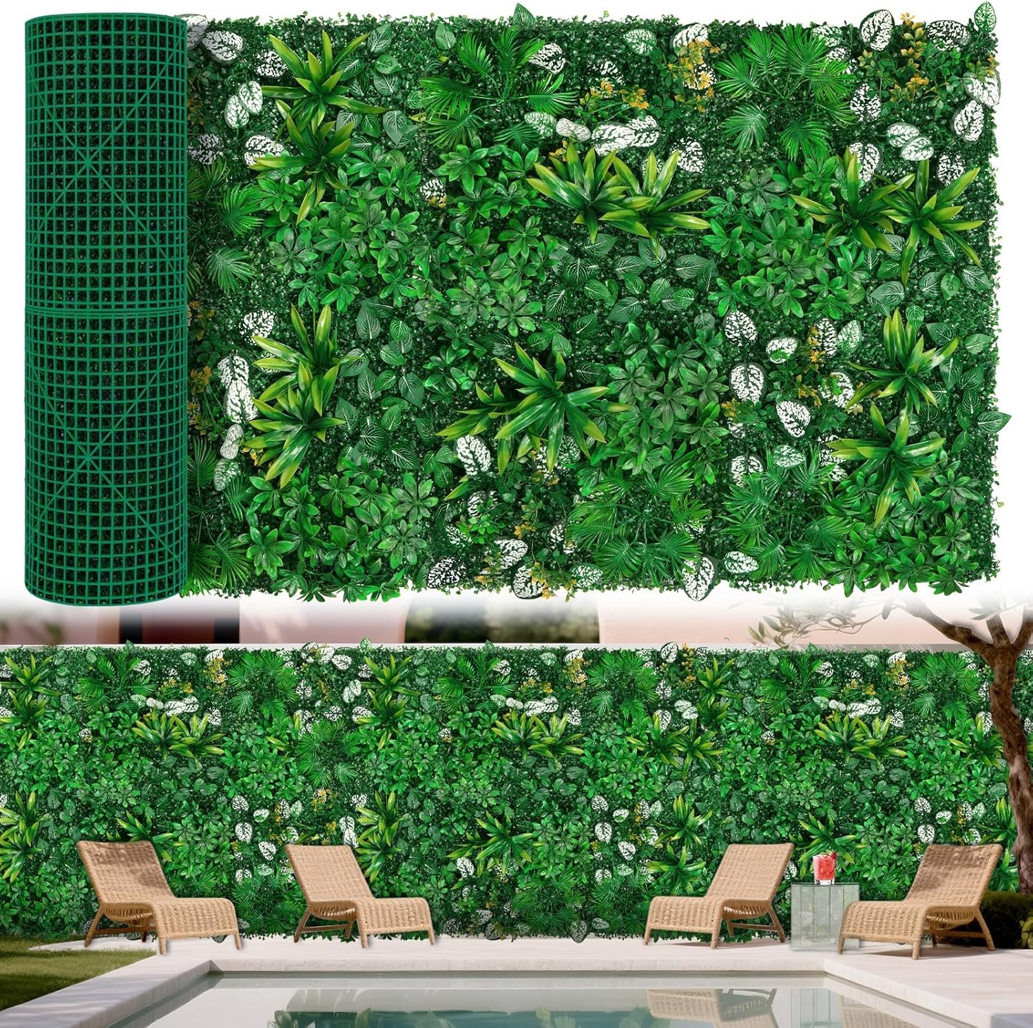 Artificial Hedge Grass Wall Panels for Stunning Green Decor