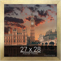 wallsthatspeak 27x28 Gold Picture Frame for Puzzles Posters Photos