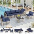 7 Pieces Outdoor Patio Furniture Set for Comfort and Style