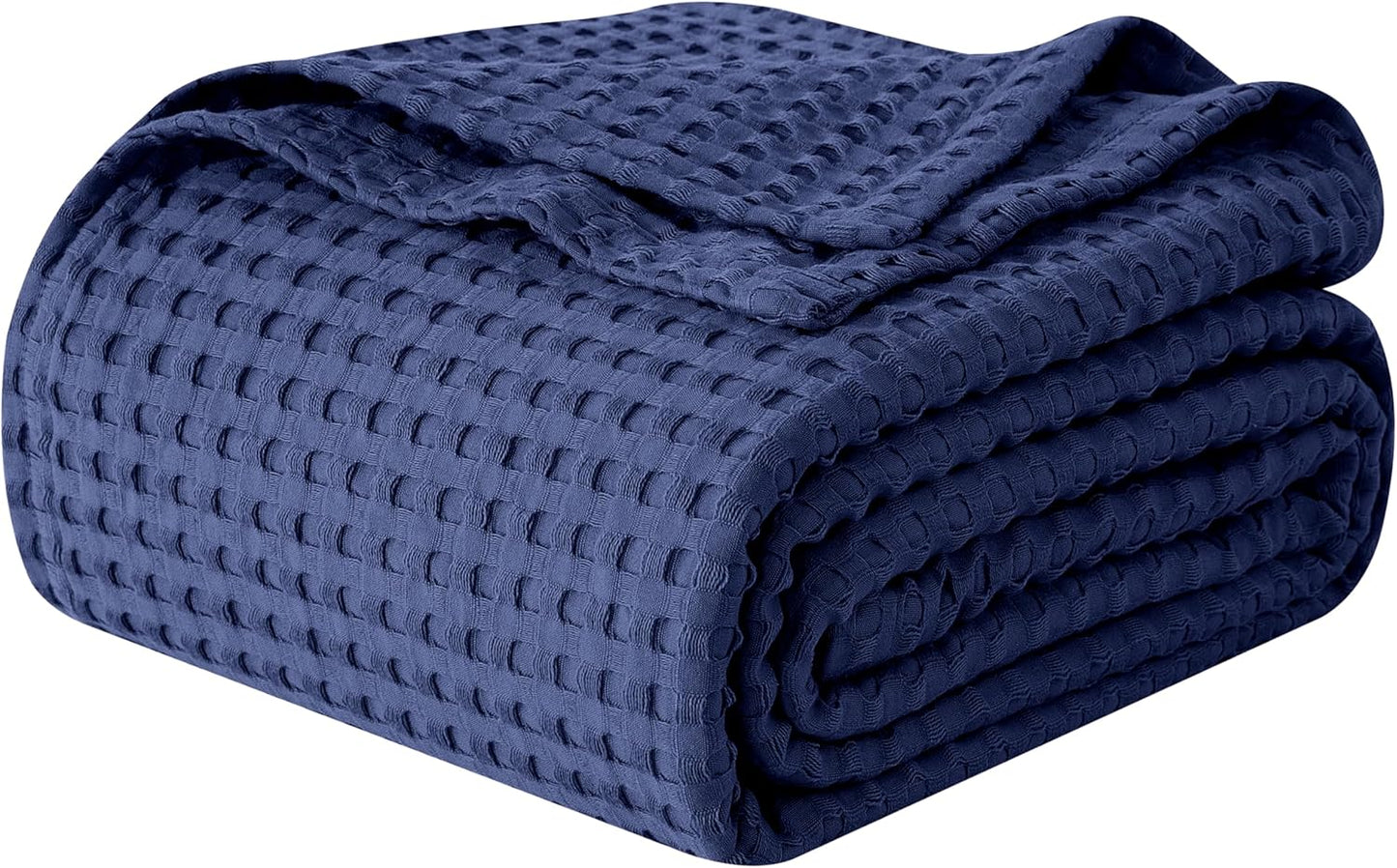 Elegant Comfort King Size Waffle Blanket - Soft and Warm All Season