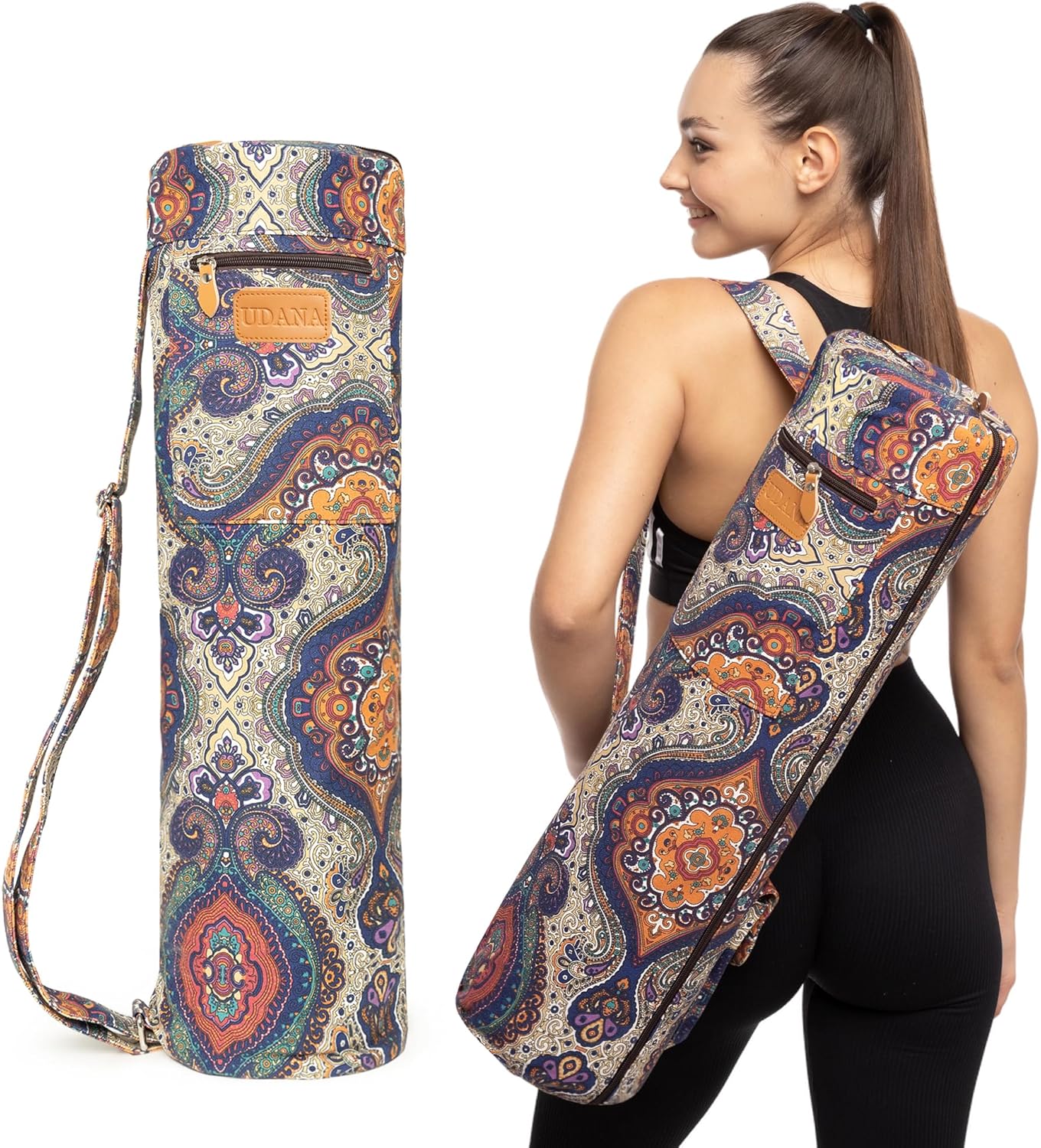 UDANA Large Yoga Mat Bag | Spacious & Stylish