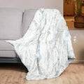Electric Heated Throw Blanket 50x60 - Soft Faux Fur, Fast Heating