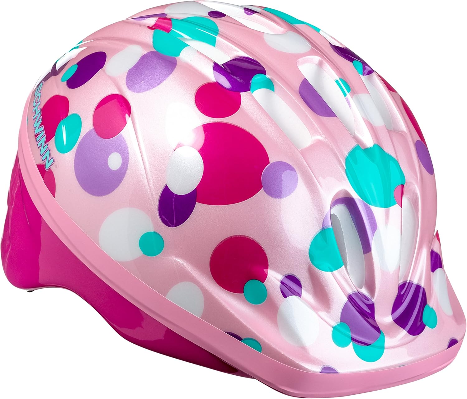 Schwinn Toddler Bike Helmet: Dial Fit, Full Padding, Integrated Visor