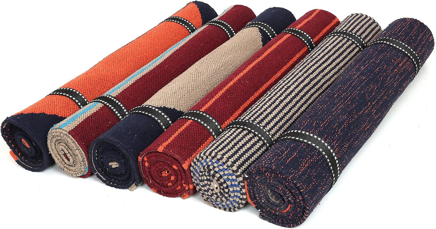 KD Yoga Rug Mat: Eco-Friendly Cotton Grip Upgrade