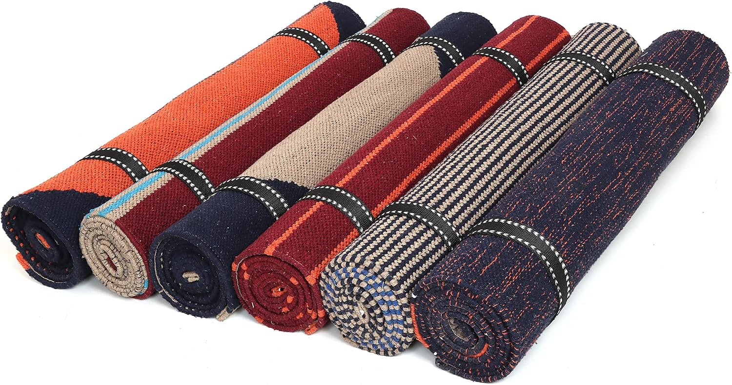 KD Yoga Rug Mat: Eco-Friendly Cotton Grip Upgrade