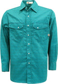 FR Shirts for Men Print Plaid 6.5oz Flame Resistant Cotton - HRC2