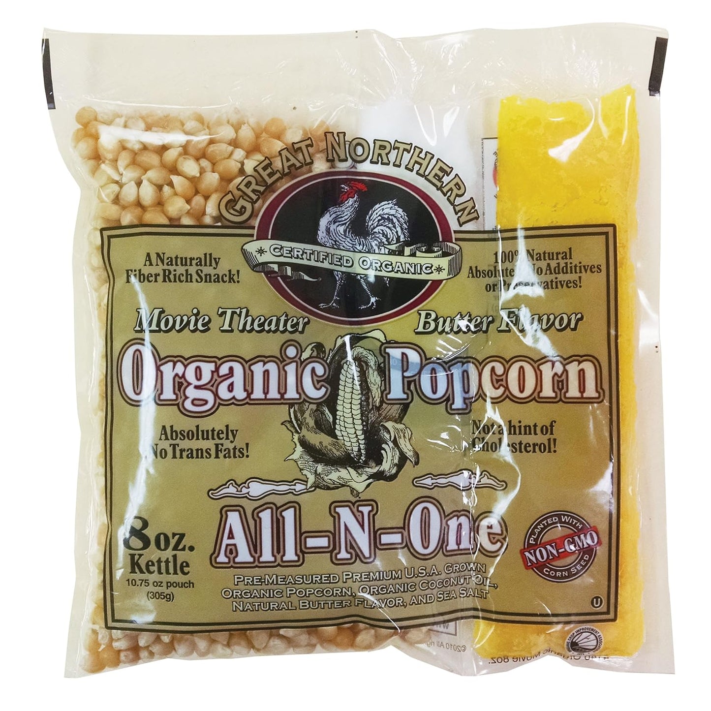Certified Organic Movie Theater Popcorn Portion Packs