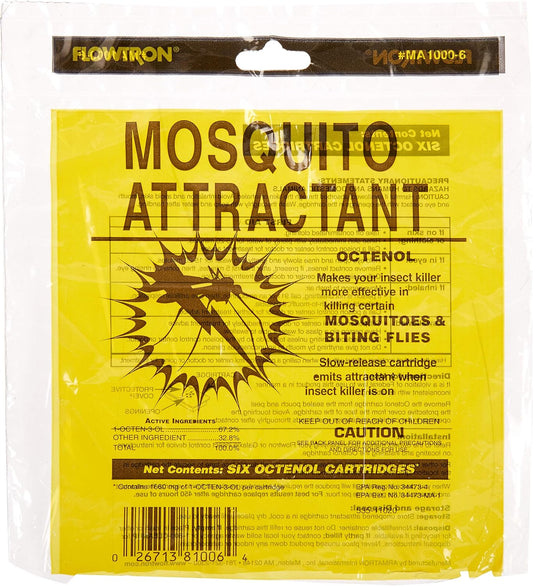 Flowtron Octenol Mosquito Attractant Cartridges for Bug Zappers