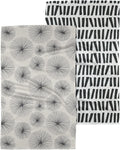Kitchen Tea Towels 18in x 30in - Quick Dry Microfiber 2 Pack