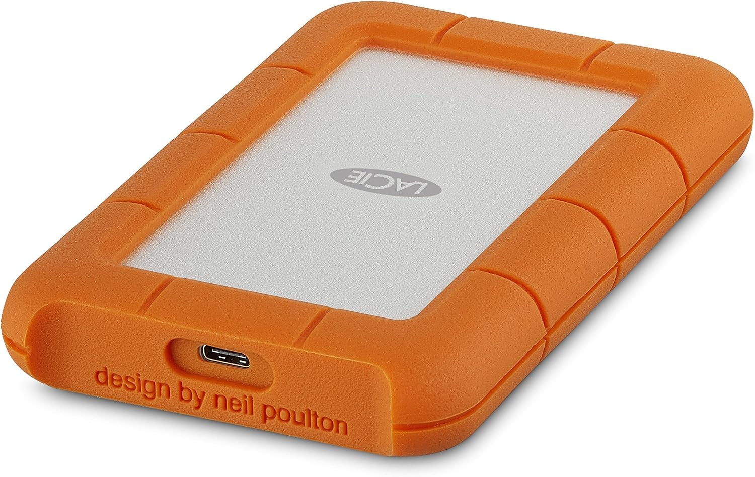 LaCie 2TB Renewed Rugged Portable - Speedy USB-C!