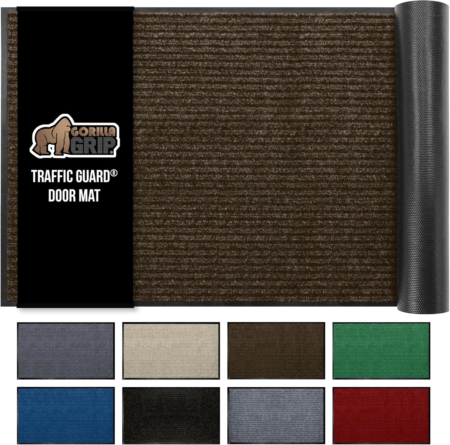 GORILLA GRIP Traffic Guard Door Mat for High Traffic Areas