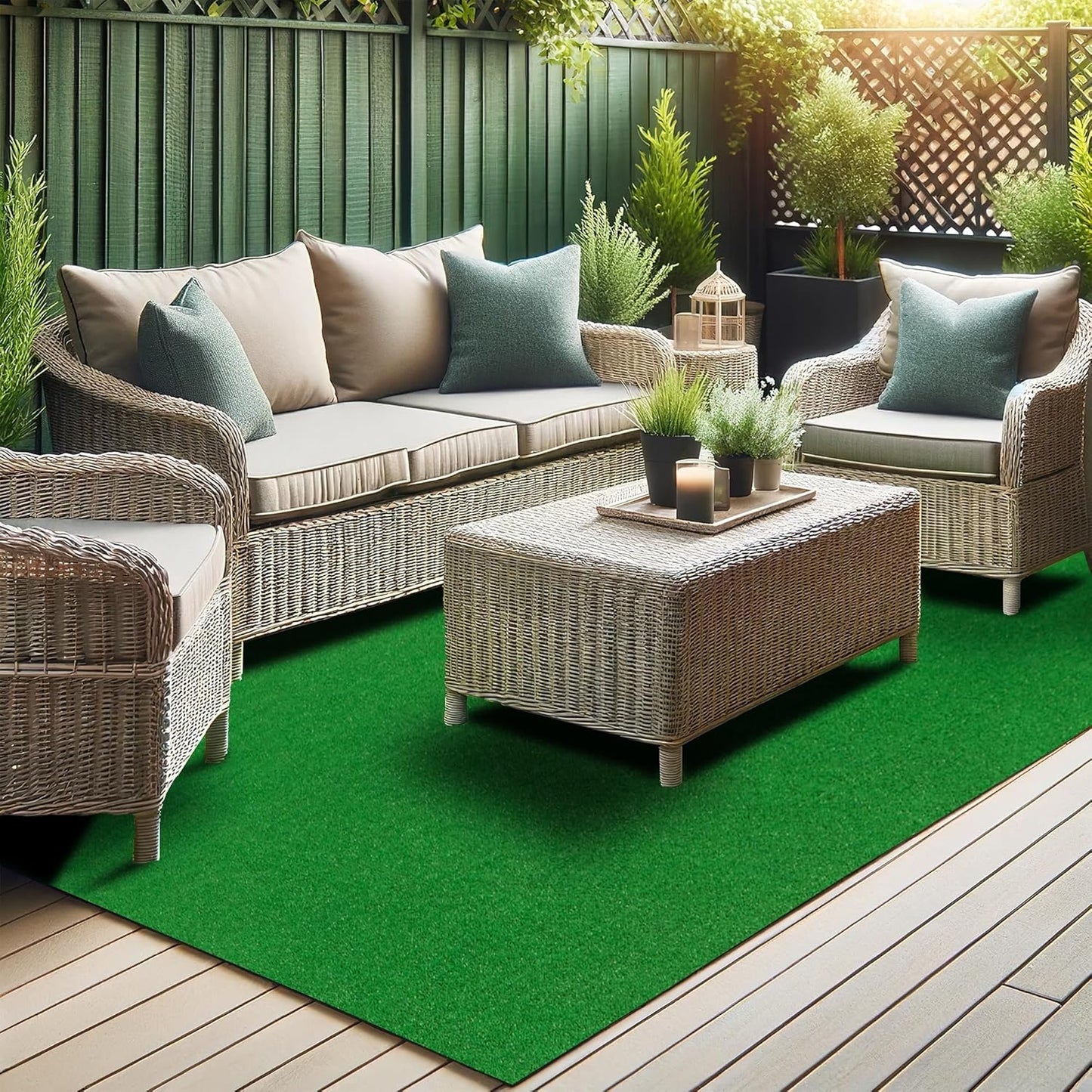 Artificial Grass Turf 7ft 10in x 42ft for Indoor Outdoor Use