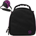 VanGoddy Laurel Purple Compact Camera Bag - Protective, Compact Carry