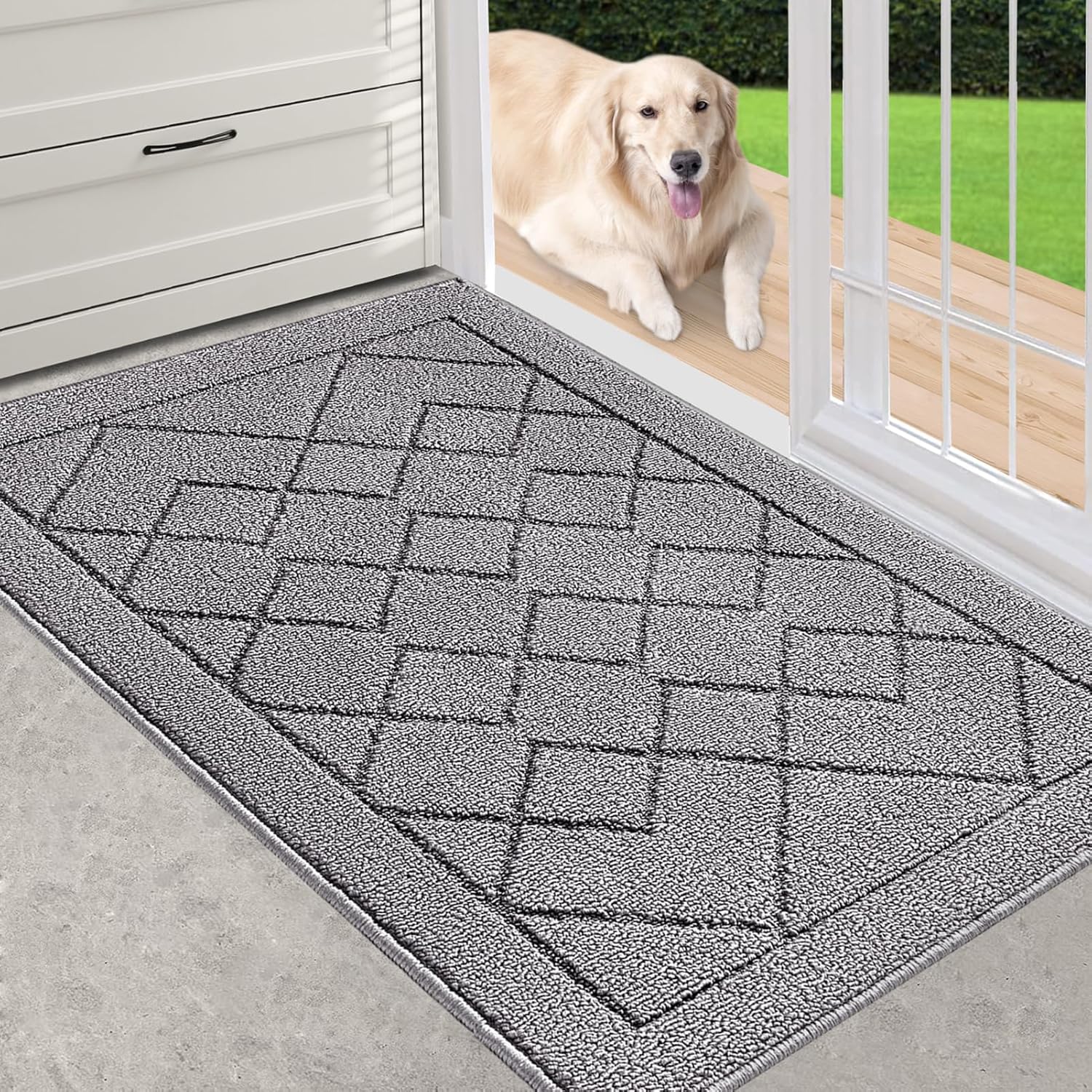 REFETONE Indoor Doormat - Non Slip & Absorbent 32x48 in