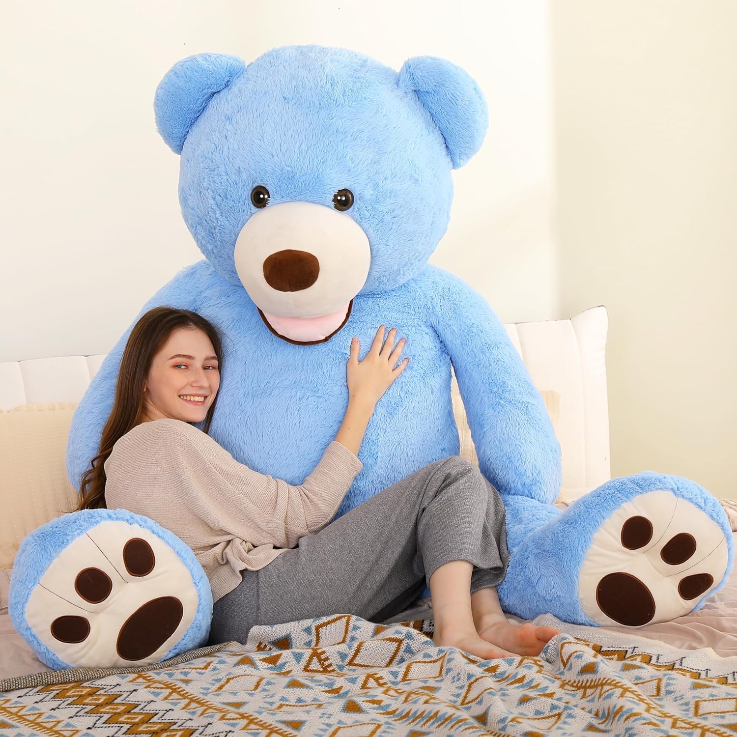 Giant Teddy Bear Plush 6ft for Girlfriend, Perfect Gift Idea