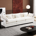Ihanherry 111.4 in 3-Seater Cloud Sofa - Deep Seat Modular Comfort