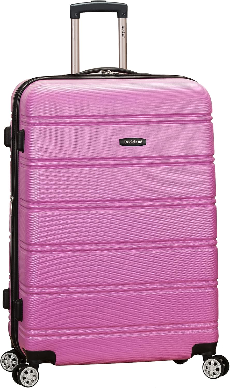Rockland Melbourne Hardside Expandable Luggage with Spinner Wheels