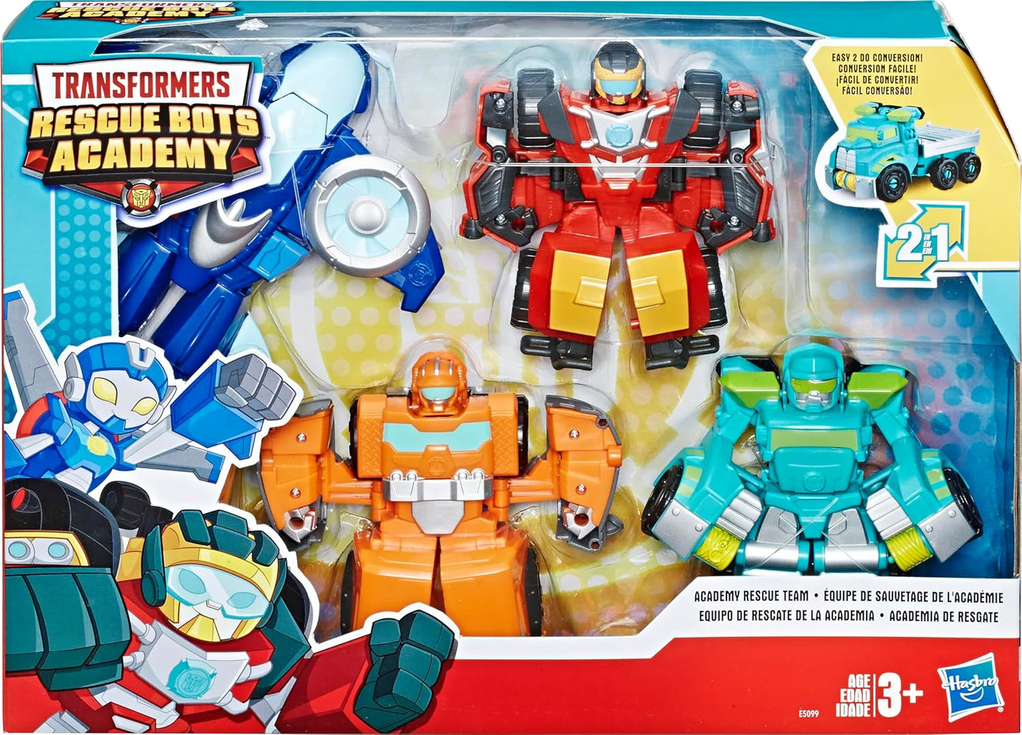 Transformers Rescue Bots Academy Pack - 4 Converting Action Figures
