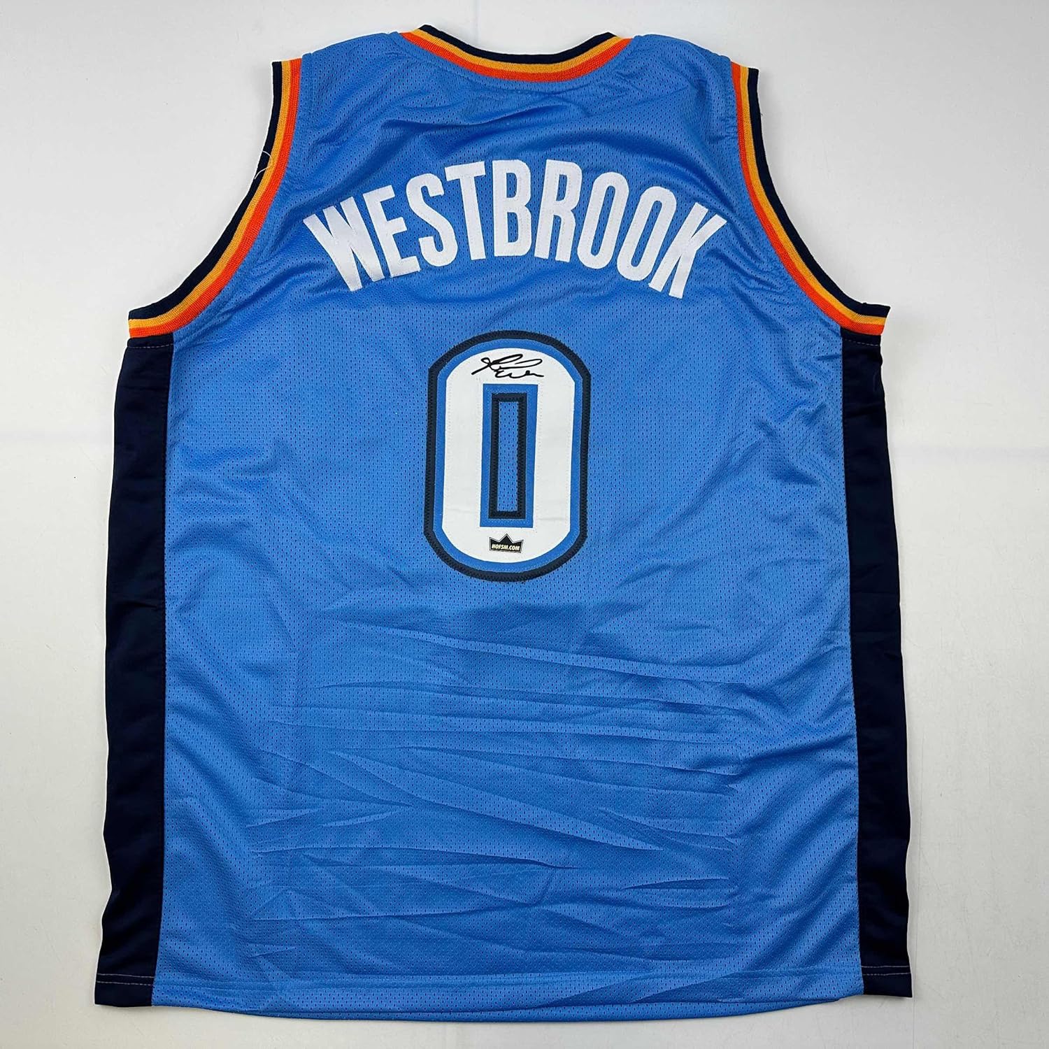 Facsimile Autographed Russell Westbrook Jersey for Men XL
