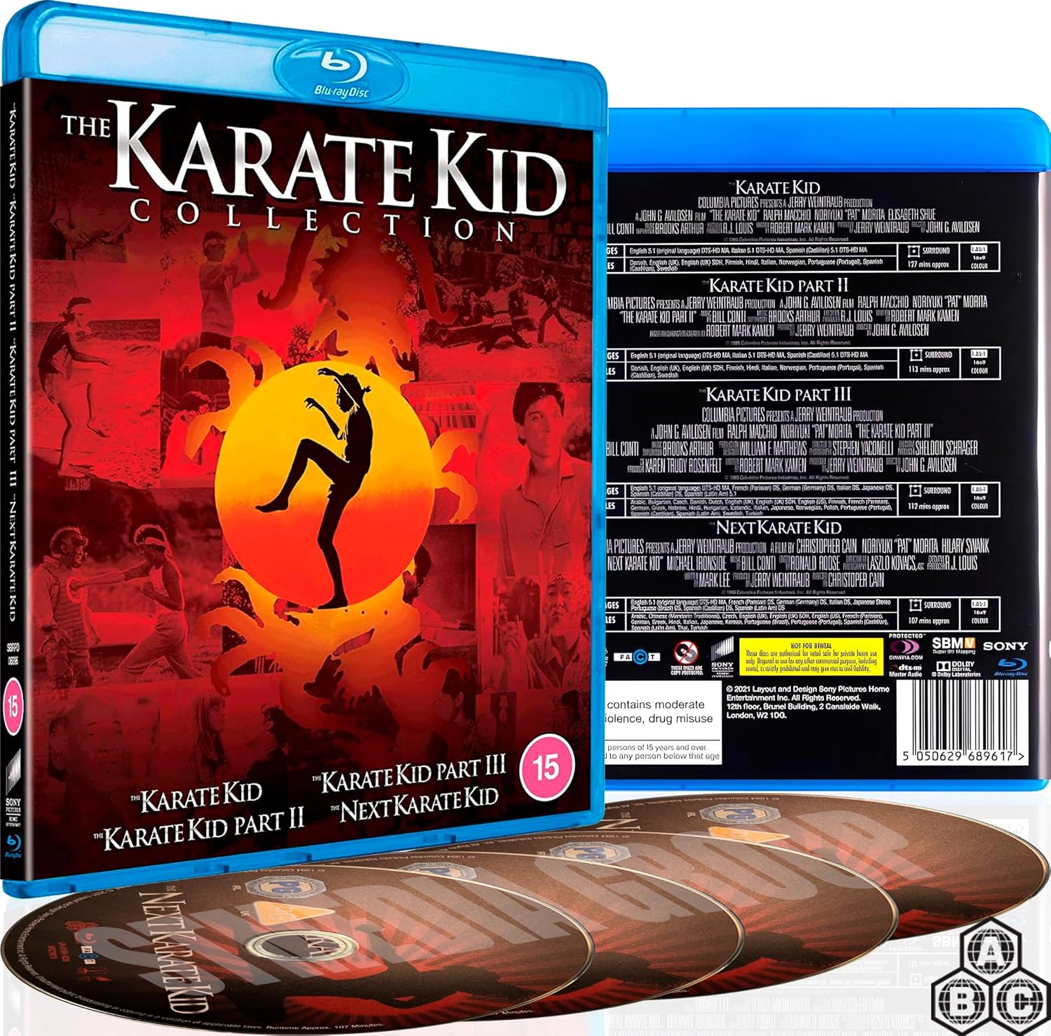 The Karate Kid Collection Blu-ray Set for Action Movie Lovers