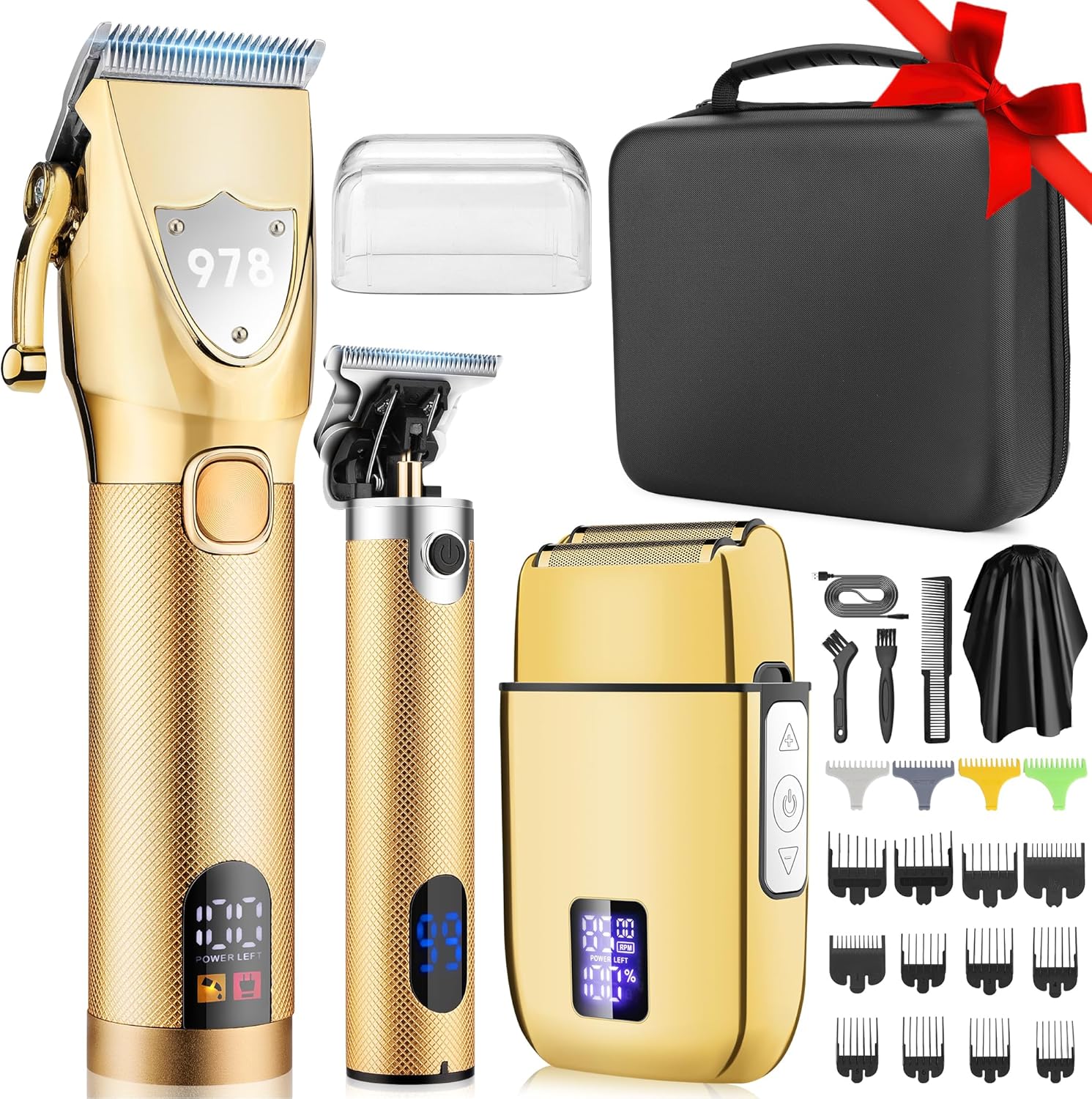 Lanumi Professional Hair Clippers for Men - Ultimate Grooming Kit
