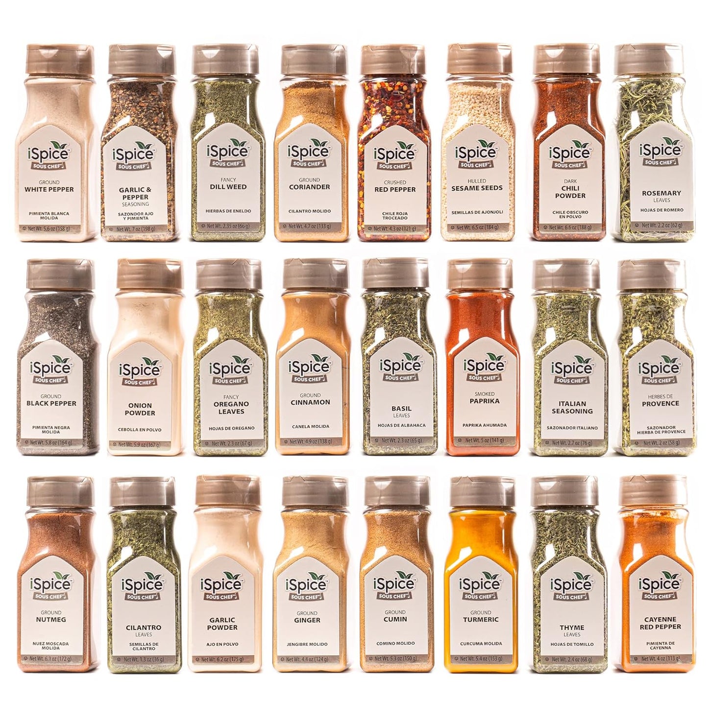 iSpice Spices and Seasonings Sets Starter Kitchen Set for Cooking