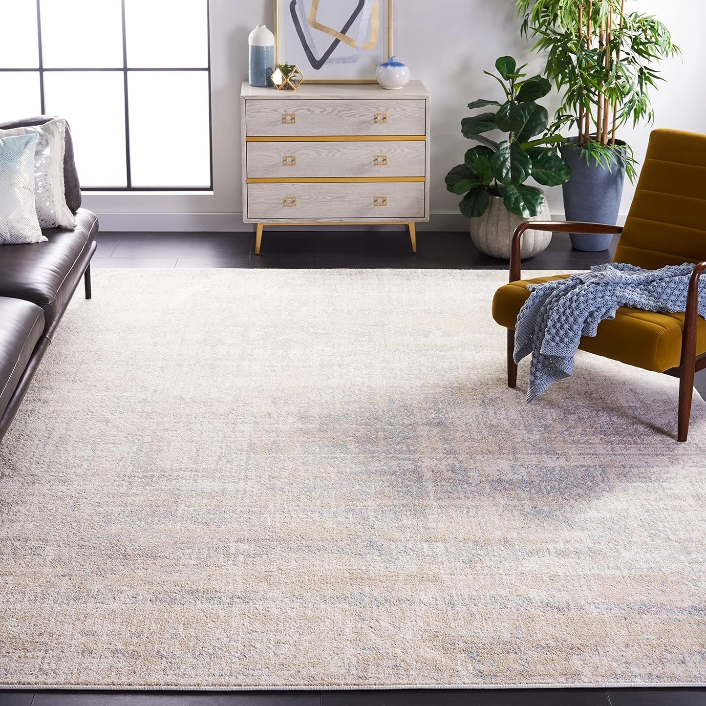 SAFAVIEH Adirondack Collection Area Rug - Modern Abstract Design