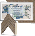 Samsung The Frame TV Distressed Barnwood Frame