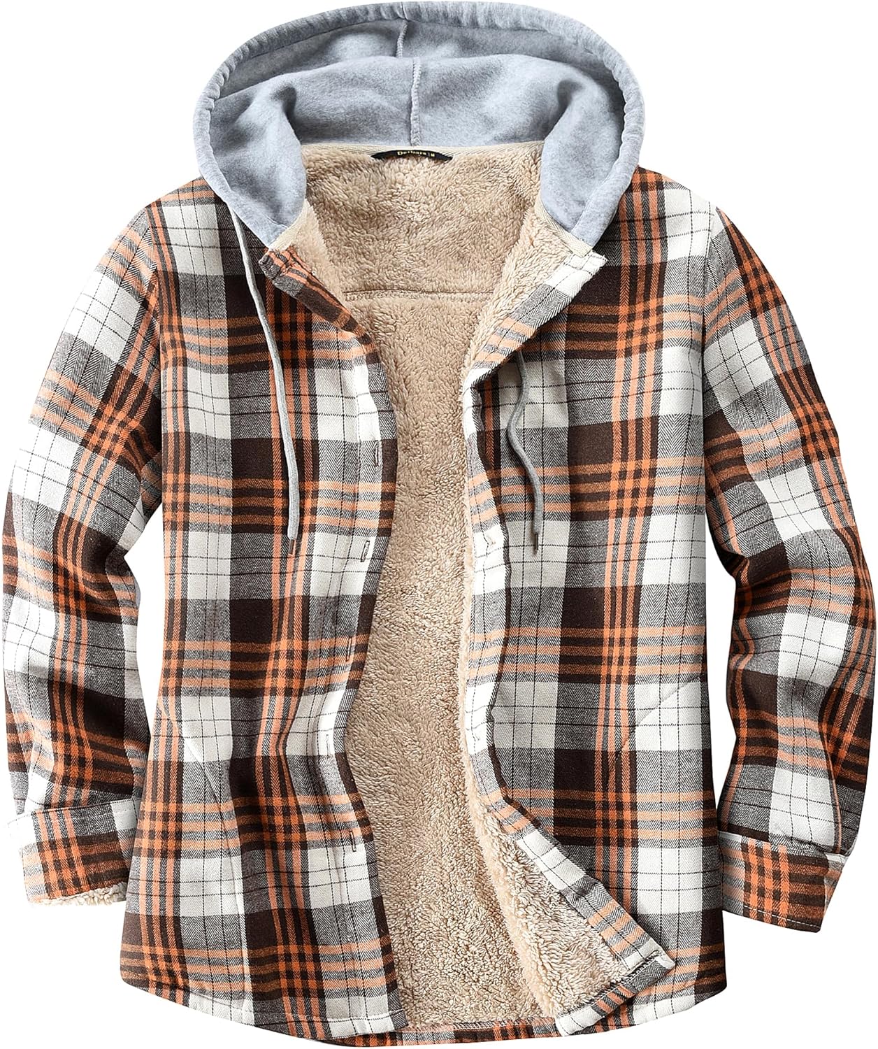 Women's Sherpa Lined Flannel Shirt Jacket for Cold Weather