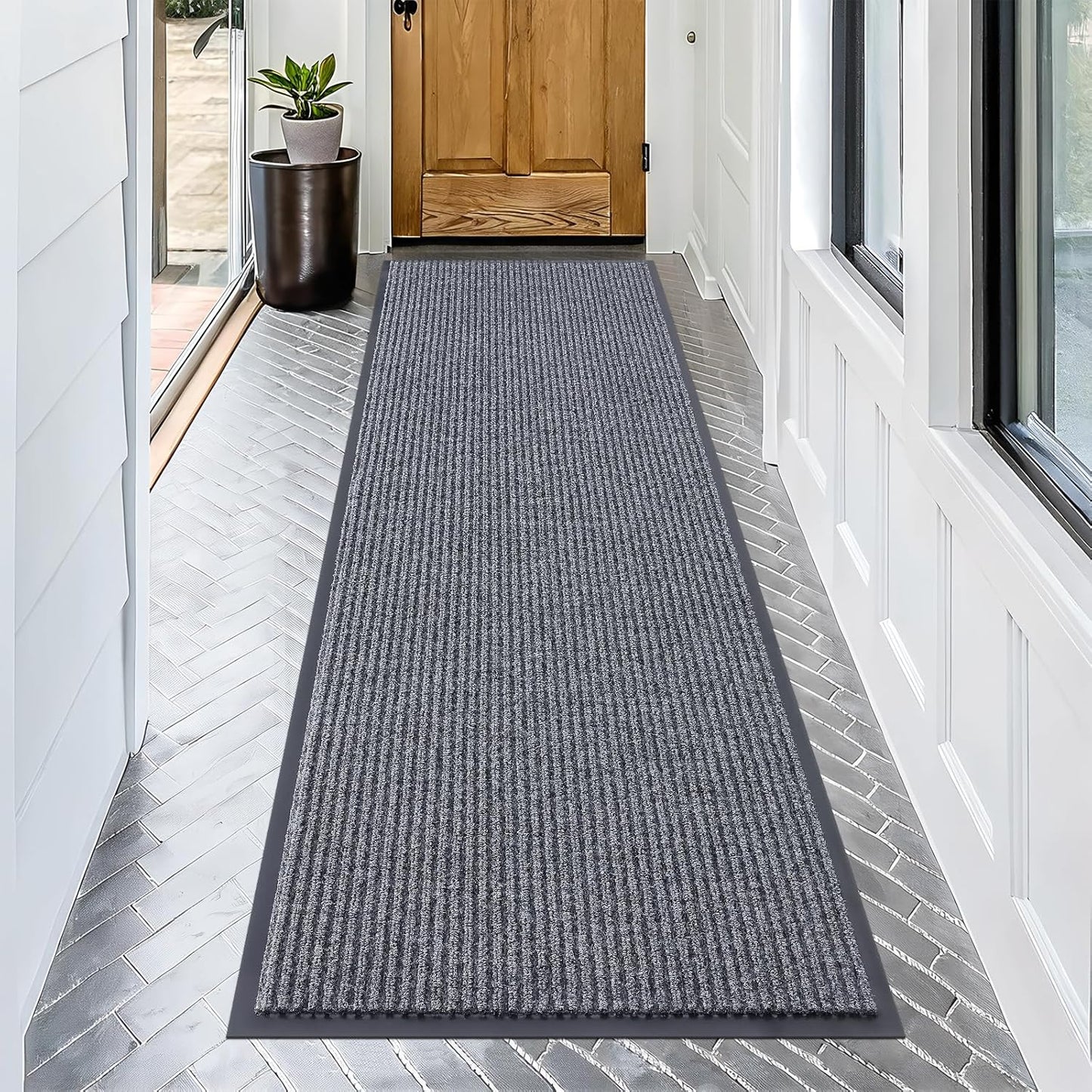 OLANLY Waterproof Heavy Duty Doormat for Indoor Outdoor Use