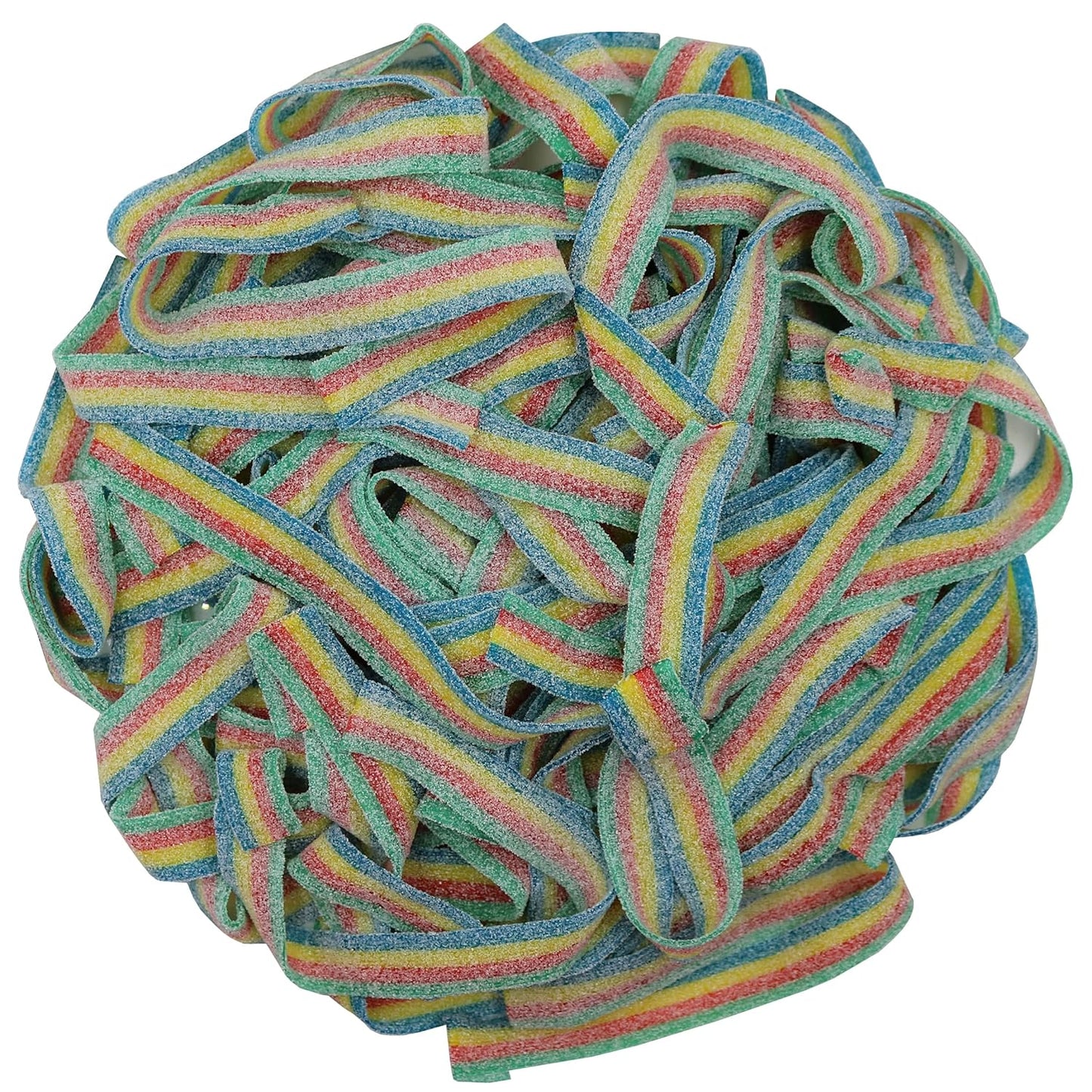 Rainbow Color Sour Gummy Belts - Perfect for Parties and Gifts