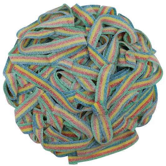 Rainbow Color Sour Gummy Belts - Perfect for Parties and Gifts