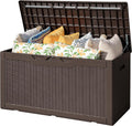Flamaker Outdoor Storage Box 100 Gallon Waterproof Deck Box - Lockable