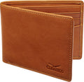 Claasico Mens Bifold Wallet for Men Genuine Leather RFID Wallet - Slim