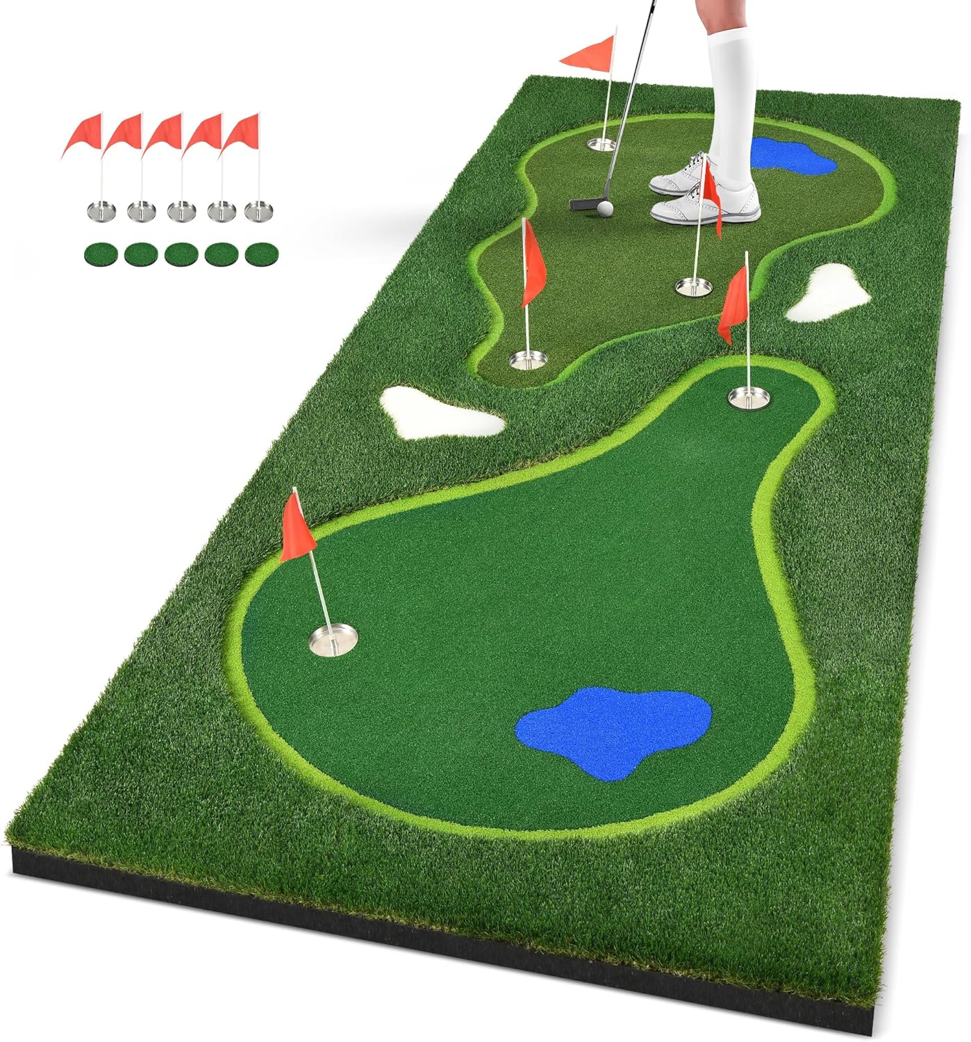 Pro Golf Putting Green - Realistic Training Mat