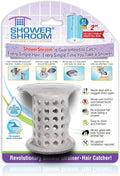 ShowerShroom 2 in Stand-Up Shower Drain Hair Catcher - Easy Clean