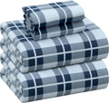 RUVANTI Flannel Sheets Queen Size - Extra Soft 4 Piece Set