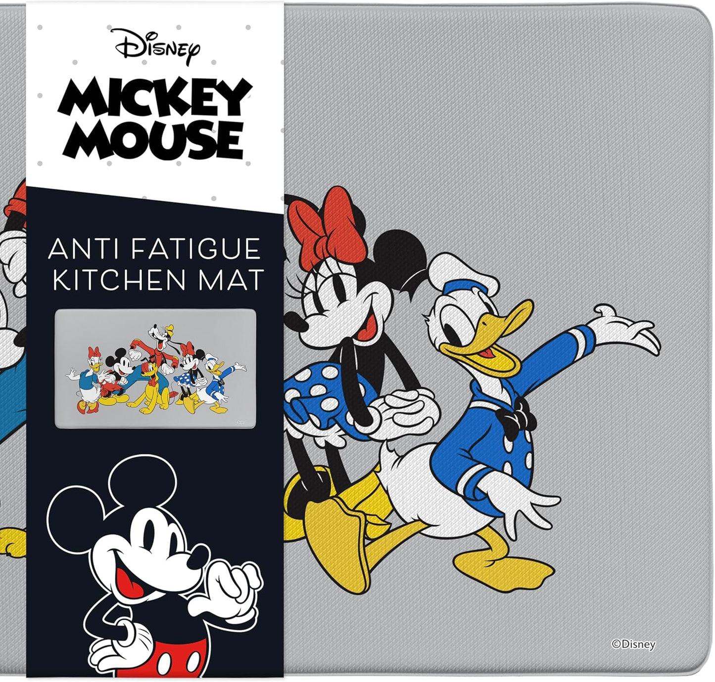 Disney Anti-Fatigue Kitchen Mats for Floor with Mickey & Friends