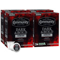 Community Coffee Dark & Bold Espresso Roast 96 Count Pods - Bold