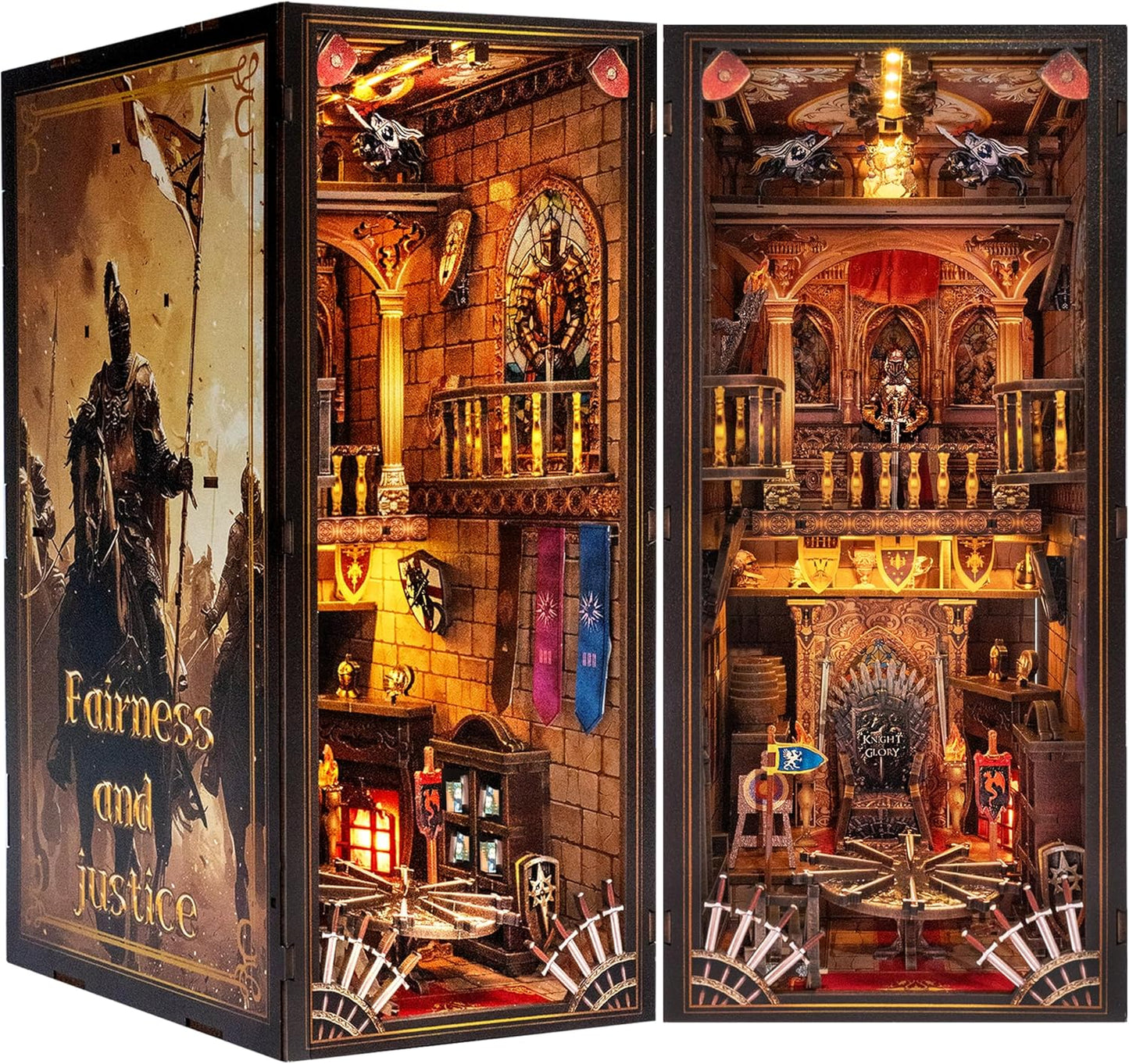 Knight's Legend Book Nook Kit - Create Your Own Castle Scene