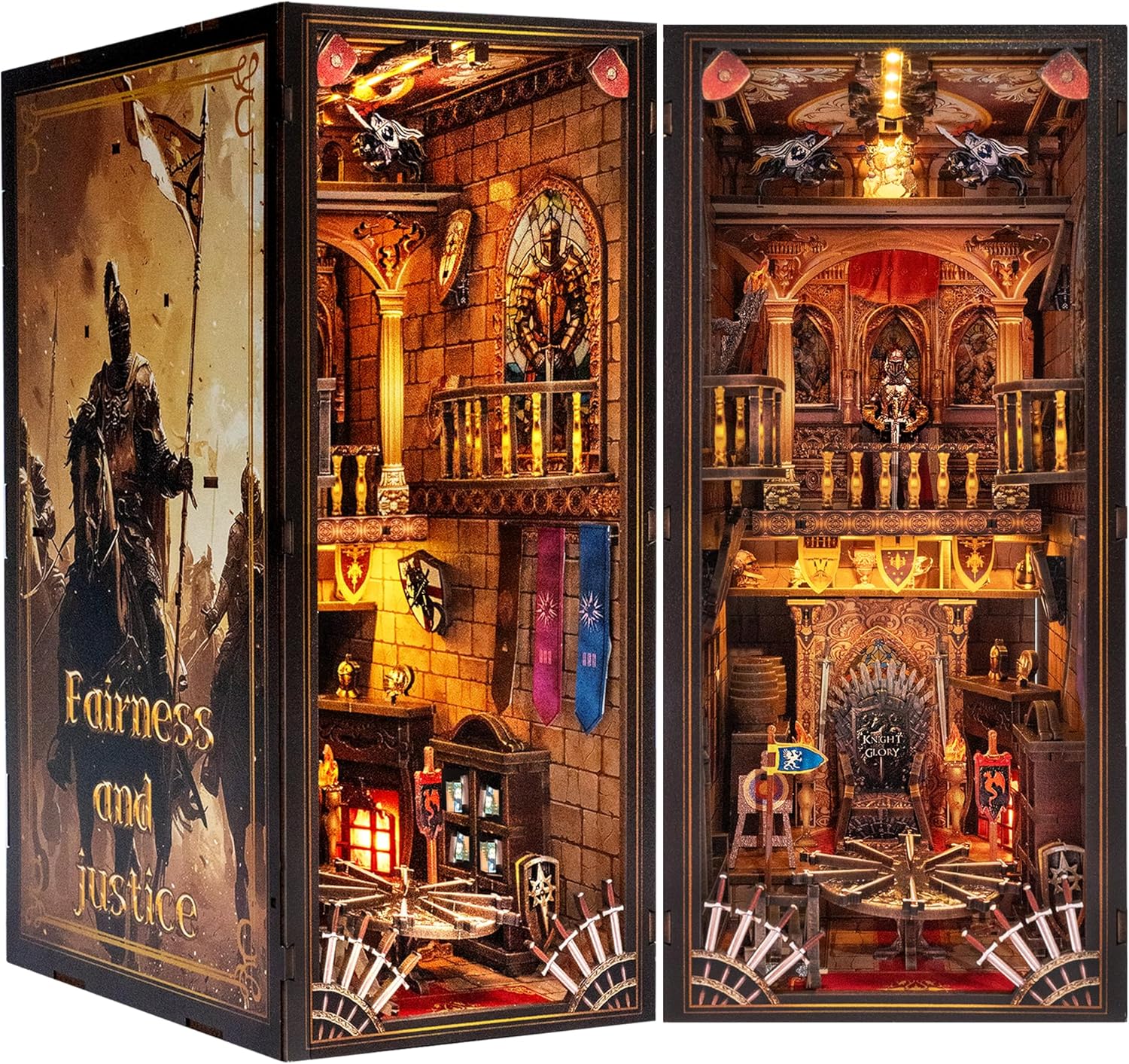 Knight's Legend Book Nook Kit - Create Your Own Castle Scene