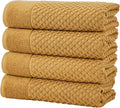 Great Bay Home Yellow Bath Towels Set - Soft, Absorbent, Durable