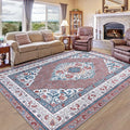 Vintage Floral Chicrug 4x6 Rug: Washable & Stylish